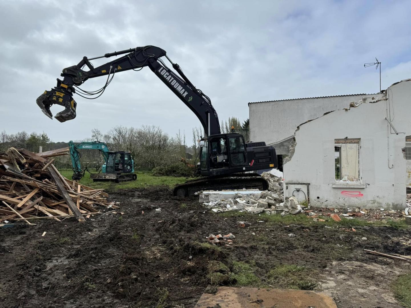 Entreprise démolition vers Saint Palais
